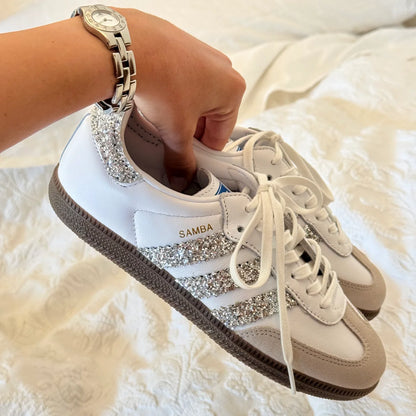 SAMBA WHITE GLITTER SHINE