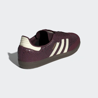 Adidas Samba OG Burgundy Croc