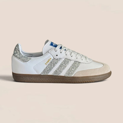 SAMBA WHITE GLITTER SHINE