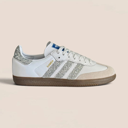 SAMBA WHITE GLITTER SHINE